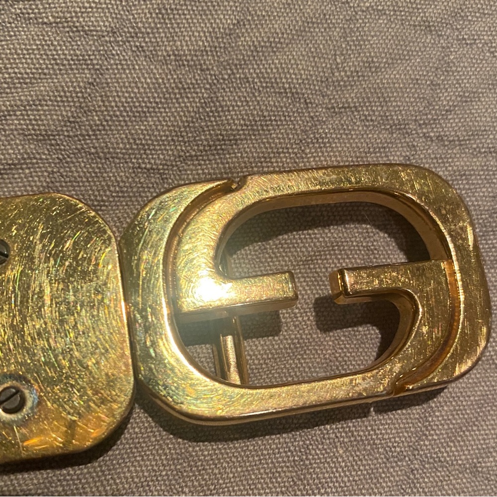Vintage Authentic Gucci Reversible Leather Belt - Picture 4 of 10